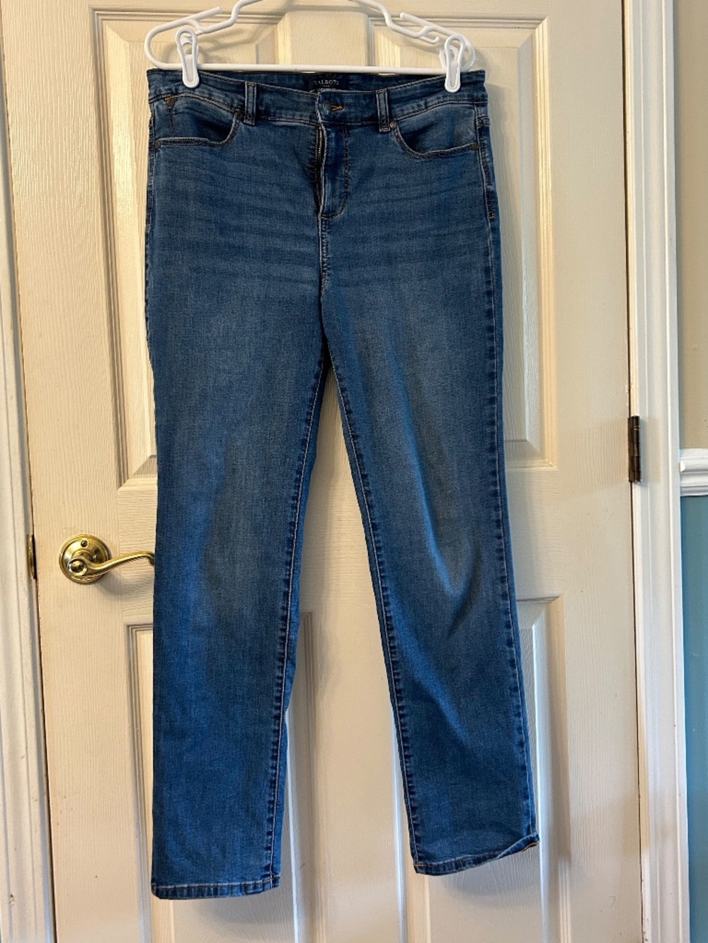 Talbots High Waist Straight Leg Jeans, Size 10